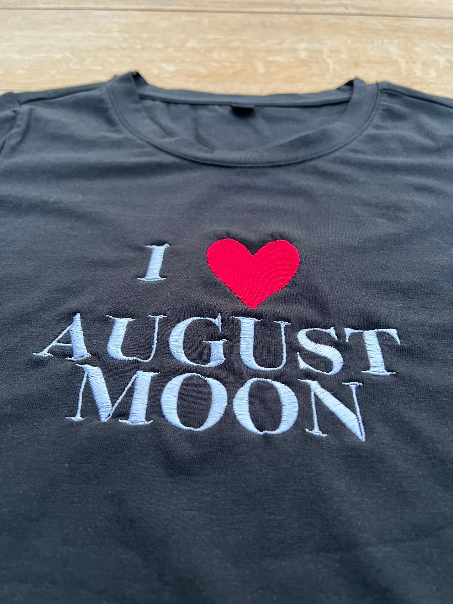 I Love August Moon Baby Tee