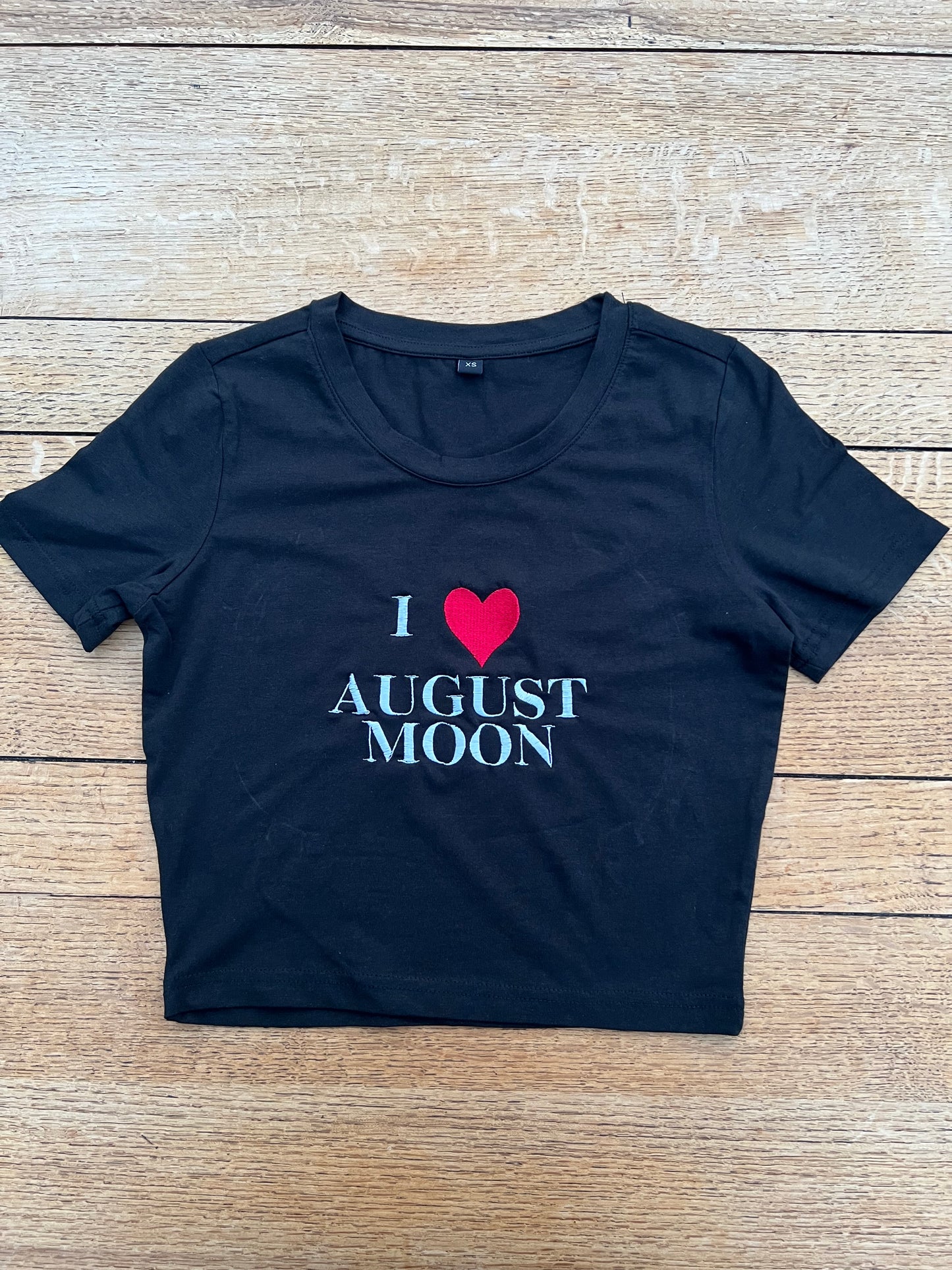 I Love August Moon Baby Tee