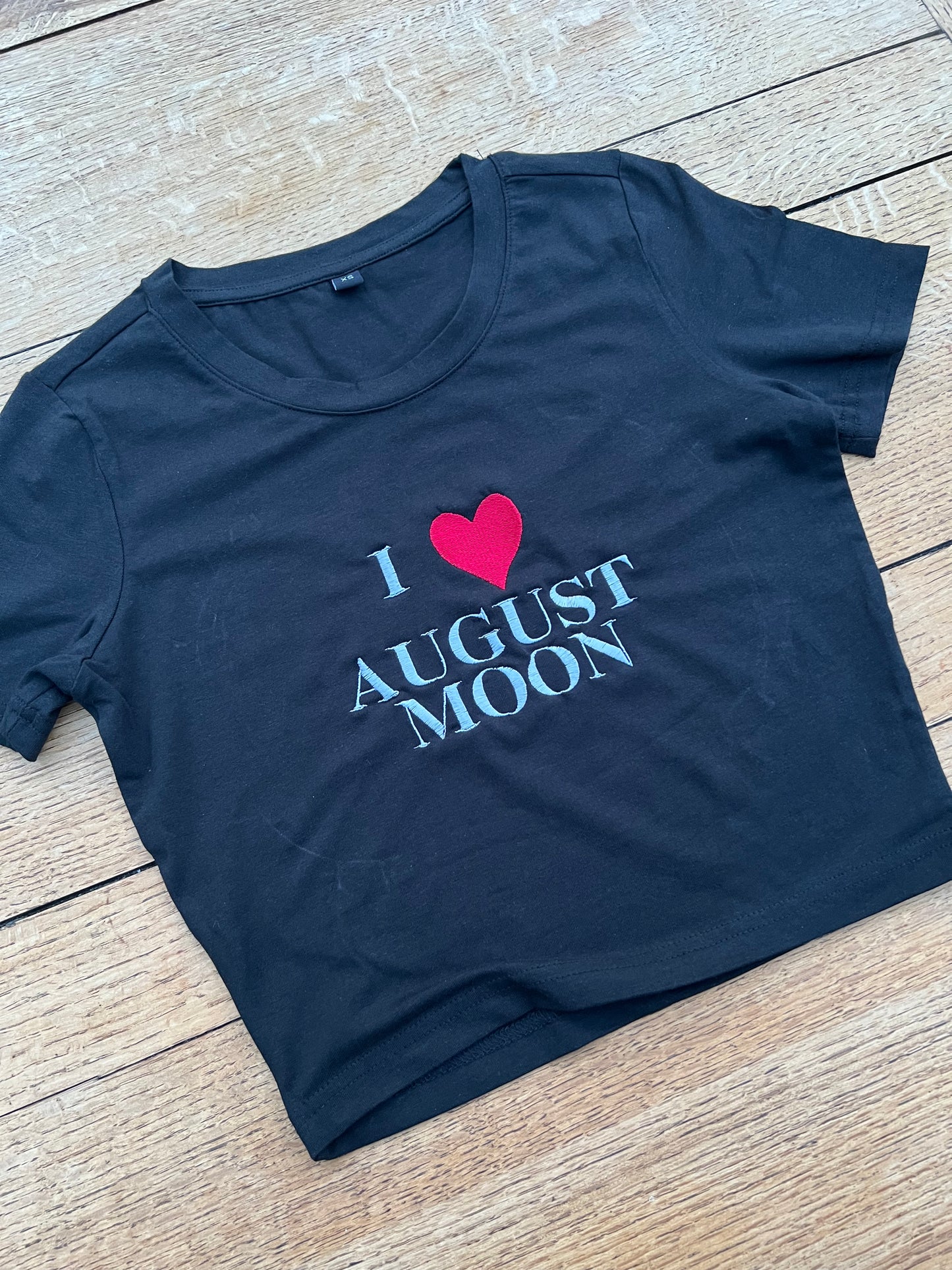 I Love August Moon Baby Tee