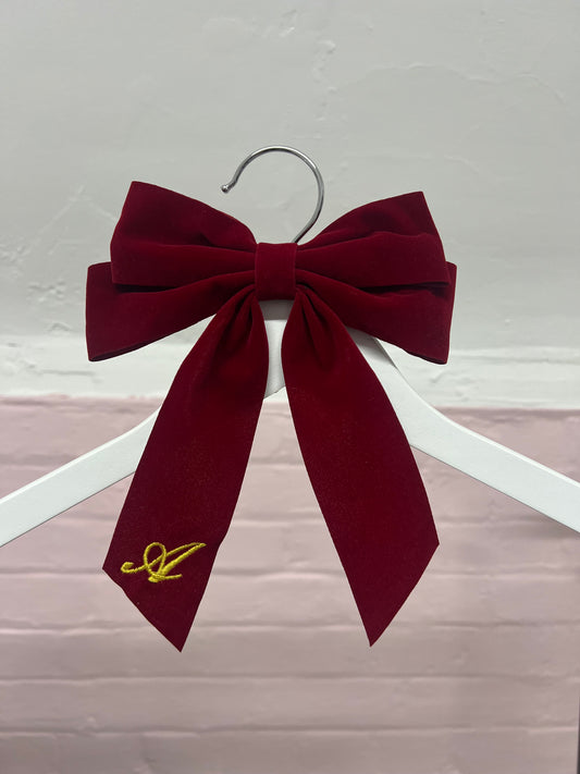 Velvet Hair Bow