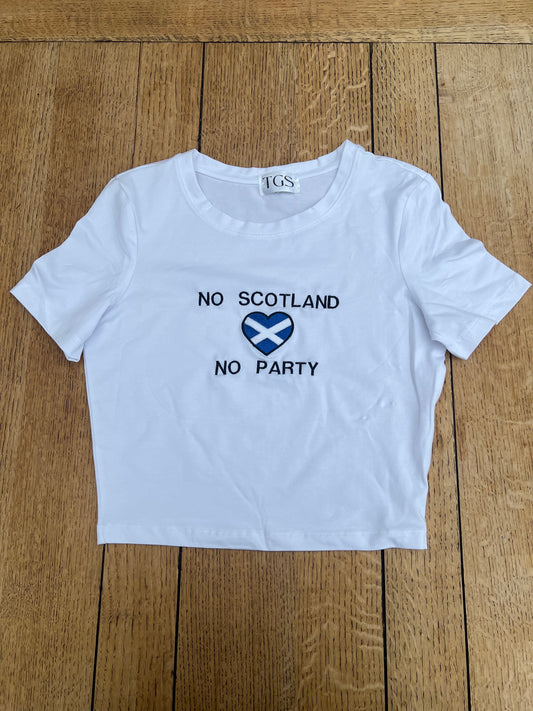 No Scotland No Party Baby Tee